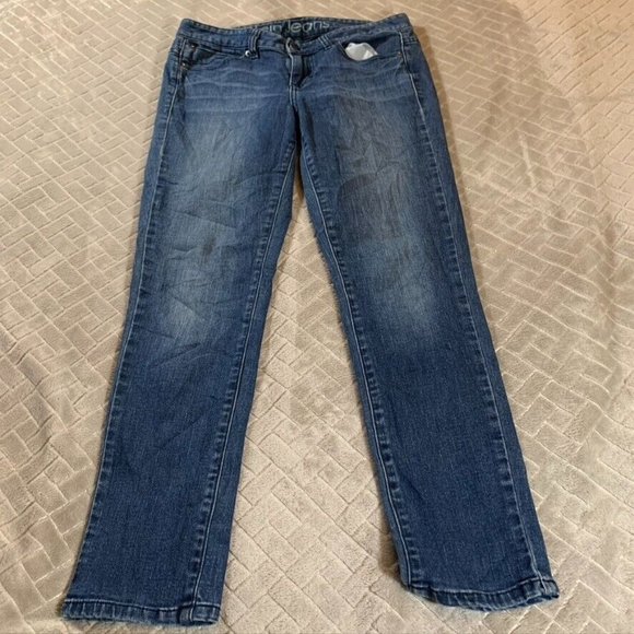 Calvin Klein Denim - Calvin Klein Womens 27 Denim Jeans Blue Ultimate Skinny Low Rise Medium Wash